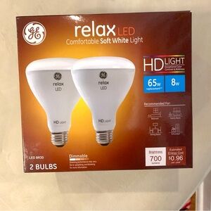 1 Bulb of GE Relax LED Dimmable Light Bulbs - Soft White NEW